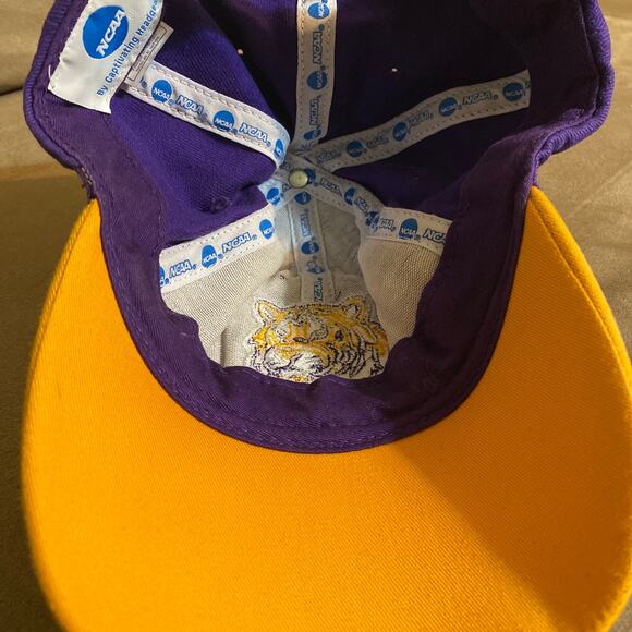 LSU Tigers NCAA Adjustable Dad Cap Light Academia Gorp Adjustable Strap Purple - Picture 8 of 8